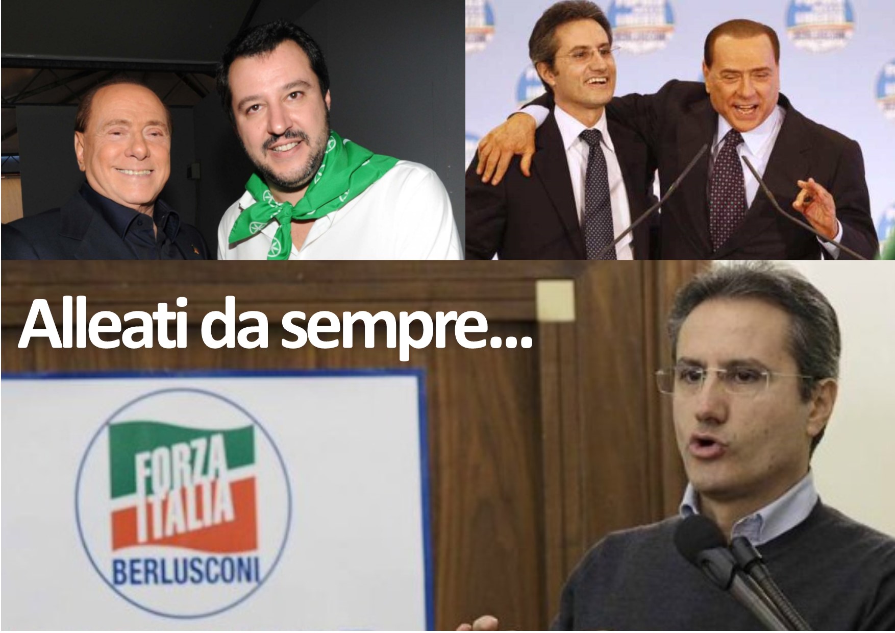 Macroregione Sud: Caldoro-Berlusconi-Salvini