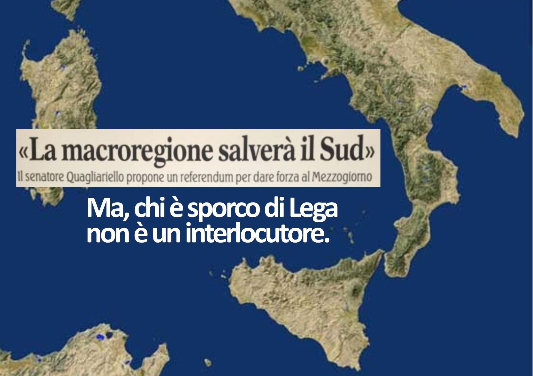 macroregione sud: Chi è sporco di lega